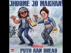 Amul’s doodle featuring Shah Rukh Khan and Deepika Padukone. (Instagram/@amul_india) Amul’s doodle featuring Shah Rukh Khan and Deepika Padukone. (Instagram/@amul_india)