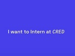 The image is taken from the video that a man shared on LinkedIn for an internship at CRED.