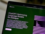 The OpenAI website ChatGPT (Bloomberg) The OpenAI website ChatGPT (Bloomberg)