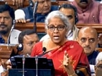 Union Finance Minister Nirmala Sitharaman presents the Union Budget 2023-24 in the Lok Sabha, in New Delhi, Wednesday, Feb 1, 2023. Union Finance Minister Nirmala Sitharaman presents the Union Budget 2023-24 in the Lok Sabha, in New Delhi, Wednesday, Feb 1, 2023.