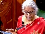 Union Finance Minister Nirmala Sitharaman presents the Union Budget 2023-24 in the Lok Sabha, in New Delhi, Wednesday, Feb. 1, 2023. Union Finance Minister Nirmala Sitharaman presents the Union Budget 2023-24 in the Lok Sabha, in New Delhi, Wednesday, Feb. 1, 2023.