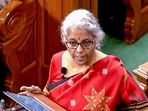 Union Finance Minister Nirmala Sitharaman presents the Union Budget 2023-24 in the Lok Sabha, in New Delhi, Wednesday, Feb. 1, 2023. Union Finance Minister Nirmala Sitharaman presents the Union Budget 2023-24 in the Lok Sabha, in New Delhi, Wednesday, Feb. 1, 2023.