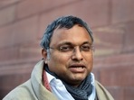 Congress MP Karti Chidambaram(PTI) Congress MP Karti Chidambaram(PTI)