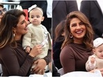 Priyanka Chopra holds her daughter Malti Marie Chopra Jonas. (AP, Reuters) Priyanka Chopra holds her daughter Malti Marie Chopra Jonas. (AP, Reuters)