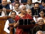 Finance minister Nirmala Sitharaman presents Union Budget 2023-24 in Lok Sabha. Finance minister Nirmala Sitharaman presents Union Budget 2023-24 in Lok Sabha.