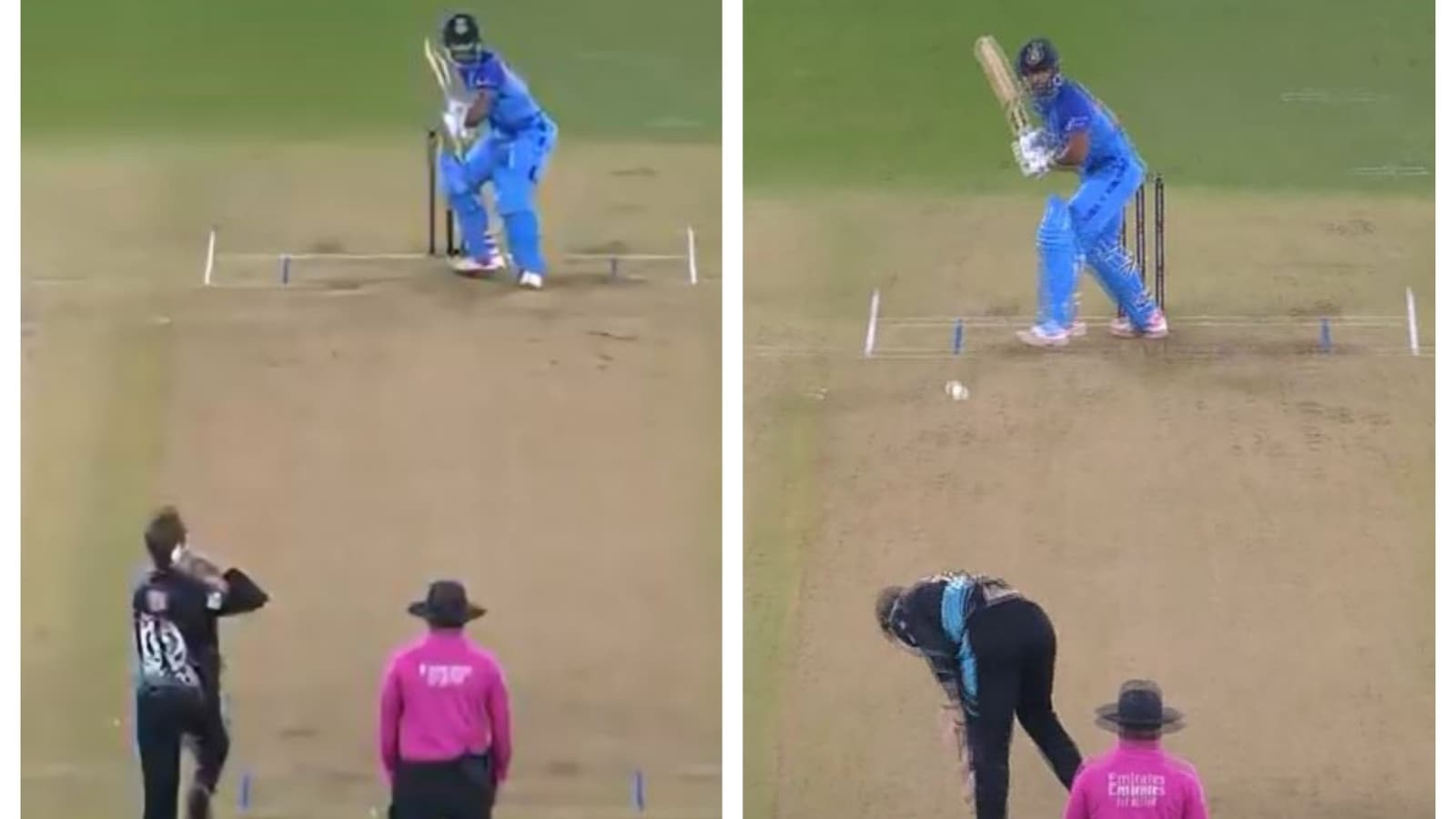 Watch: Rahul Tripathi's audacious shot to Ferguson's 149 km/h delivery sails into the crowd in IND vs NZ 3rd T20I