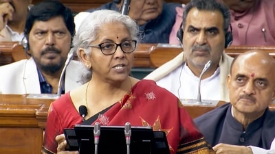 Budget 2023: Union Finance Minister Nirmala Sitharaman presents the Union Budget 2023-24 on the second day of Budget Session of Parliament. (ANI) Budget 2023: Union Finance Minister Nirmala Sitharaman presents the Union Budget 2023-24 on the second day of Budget Session of Parliament. (ANI)