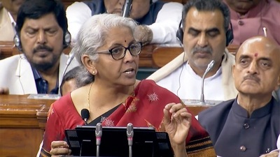 Budget 2023: Union Finance Minister Nirmala Sitharaman presents the Union Budget 2023-24 on the second day of Budget Session of Parliament. (ANI) Budget 2023: Union Finance Minister Nirmala Sitharaman presents the Union Budget 2023-24 on the second day of Budget Session of Parliament. (ANI)