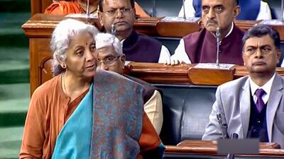 Finance minister Nirmala Sitharaman. (PTI)