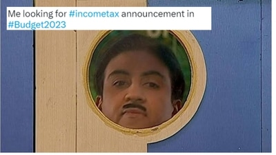 Budget 2023: People posted various memes as Finance Minister Nirmala Sitharaman is giving her speech. (Twitter) Budget 2023: People posted various memes as Finance Minister Nirmala Sitharaman is giving her speech. (Twitter)