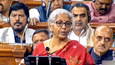 Budget 2023: Union Finance Minister Nirmala Sitharaman presents the Union Budget 2023-24 in the Lok Sabha. (PTI)