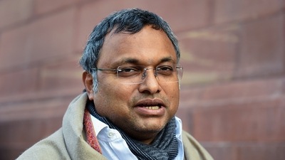 Congress MP Karti Chidambaram (PTI)