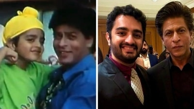 Shah Rukh Khan with Parzaan Dastur.