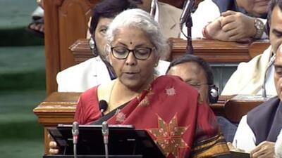 Union finance minister Nirmala Sitharaman presented the Union Budget 2023-24 in the Parliament on Wednesday (Twitter Photo) Union finance minister Nirmala Sitharaman presented the Union Budget 2023-24 in the Parliament on Wednesday (Twitter Photo)