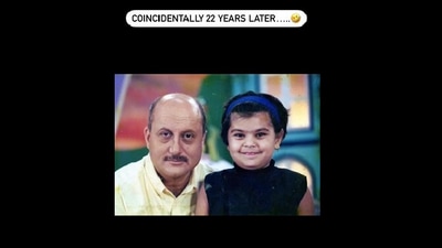 Woman meets Anupam Kher after 22 years, recounts her experience. (Instagram/@sanya.dancerock) Woman meets Anupam Kher after 22 years, recounts her experience. (Instagram/@sanya.dancerock)
