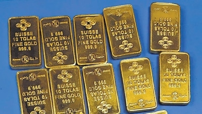 Basic customs duty has been hiked on articles made from gold bars. (File Image) Basic customs duty has been hiked on articles made from gold bars. (File Image)