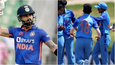 Virat Kohli; Soumya Tiwari (File/BCCI Women) Virat Kohli; Soumya Tiwari (File/BCCI Women)