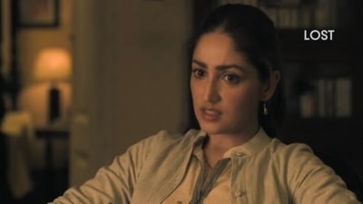 Yami Gautam in a still from Lost trailer.