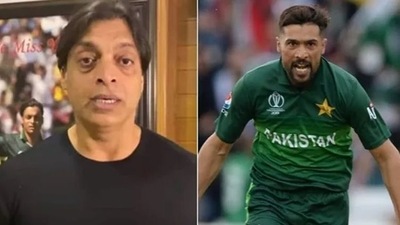 Shoaib Akhtar and Mohammad Amir Shoaib Akhtar and Mohammad Amir