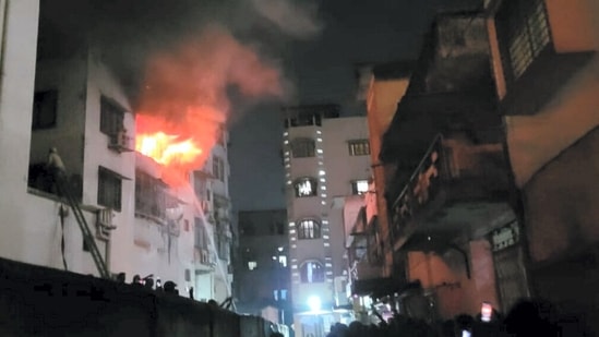 As many as 14 people died and 12 others were injured after a fire broke out in the Dhanbad apartment.&nbsp;(PTI)