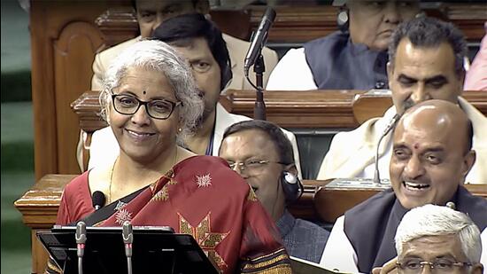 Union finance minister Nirmala Sitharaman presented the Union Budget 2023-24 on Wednesday. (ANI)