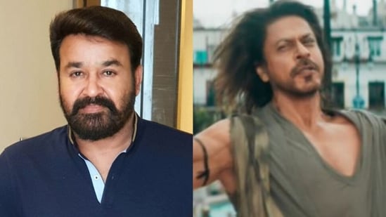 Twitter thinks there are similarities between Mohanlal's Ram and Shah Rukh Khan's Pathaan.