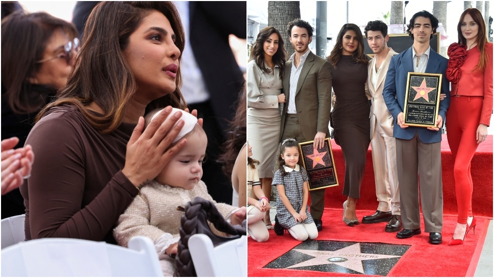 Priyanka Chopra, Malti Marie Chopra Jonas, Nick Jonas with their family members. (Reuters, AP) Priyanka Chopra, Malti Marie Chopra Jonas, Nick Jonas with their family members. (Reuters, AP)