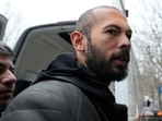 Tate, an influencer with millions of online followers, urged the Moldovan woman to join him in Romania.(AP) Tate, an influencer with millions of online followers, urged the Moldovan woman to join him in Romania.(AP)