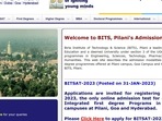 BITSAT 2023: Registration process begins at bitsadmission.com BITSAT 2023: Registration process begins at bitsadmission.com