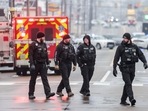 Memphis police officers and Bureau of Alcohol, Tobacco, Firearms and Explosives agents were talking outside.(AP) Memphis police officers and Bureau of Alcohol, Tobacco, Firearms and Explosives agents were talking outside.(AP)