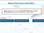SECL recruitment: Apply for 405 posts of Mining Sirdar & Dy. Surveyor from Feb 3 SECL recruitment: Apply for 405 posts of Mining Sirdar & Dy. Surveyor from Feb 3