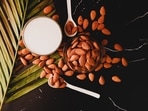 Almonds with milk become very important in winter when our immune system is already affected. (Unsplash/dhanya purohit) Almonds with milk become very important in winter when our immune system is already affected. (Unsplash/dhanya purohit)
