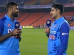 Hardik Pandya (L) with Shubman Gill(BCCI) Hardik Pandya (L) with Shubman Gill(BCCI)