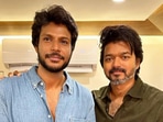 Sundeep Kishan meets Thalapathy Vijay.