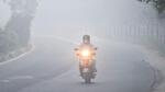 A two-wheeler on a smoggy day in the Capital. (HT Archive) A two-wheeler on a smoggy day in the Capital. (HT Archive)