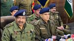 Jammu and Kashmir DGP Dilbag Singh addresses the press conference regarding the arrest of the terrorist Arif for allegedly carrying out the recent twin blast in the Narwal area, in Jammu on Thursday. (ANI) Jammu and Kashmir DGP Dilbag Singh addresses the press conference regarding the arrest of the terrorist Arif for allegedly carrying out the recent twin blast in the Narwal area, in Jammu on Thursday. (ANI)