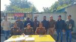 The police recovered five desktop computers, 15 mobile phones with sim cards, eight ATM cards and a 43-page data sheet, among other items, from the possession of the suspects. (HT Photo) The police recovered five desktop computers, 15 mobile phones with sim cards, eight ATM cards and a 43-page data sheet, among other items, from the possession of the suspects. (HT Photo)