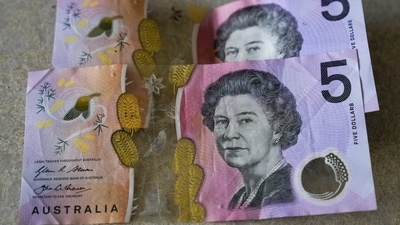 Australian Bank Notes: King Charles III won’t feature on Australia's new $5 bill, the nation's central bank announced. (AP)