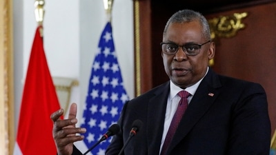 US Defense Secretary Lloyd Austin is seen. (Reuters)