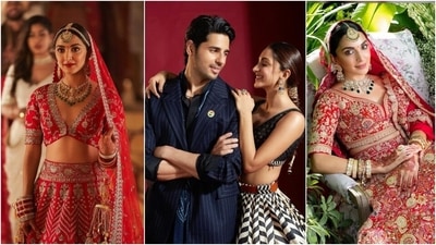 Kiara Advani and Sidharth Malhotra's wedding: See 5 wedding-ready looks of Kiara (Instagram) Kiara Advani and Sidharth Malhotra's wedding: See 5 wedding-ready looks of Kiara (Instagram)