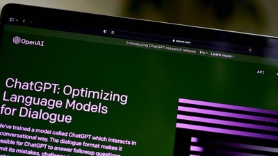 The OpenAI website ChatGPT (Bloomberg) The OpenAI website ChatGPT (Bloomberg)