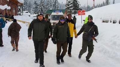 "At about 12.30 pm, a massive avalanche hit Hapatkhud Kangdori where these skiing teams got trapped", the press release stated. (PTI) "At about 12.30 pm, a massive avalanche hit Hapatkhud Kangdori where these skiing teams got trapped", the press release stated. (PTI)