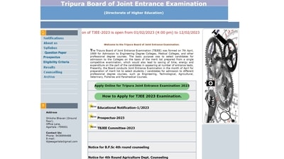 TBJEE 2023 registration begins at tbjee.nic.in TBJEE 2023 registration begins at tbjee.nic.in