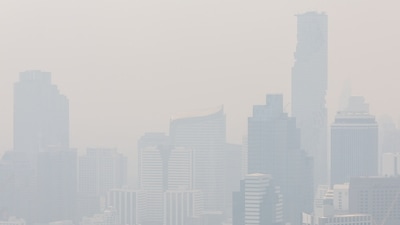 Thailand Air Pollution: A view of the skyline amid air pollution in Bangkok, Thailand. (Reuters)