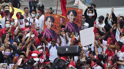 There has been an influx of refugees from Myanmar since the military coup there. (AP) There has been an influx of refugees from Myanmar since the military coup there. (AP)