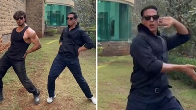 Tiger Shroff and Akshay Kumar dances to Selfiee song Main Khiladi. Tiger Shroff and Akshay Kumar dances to Selfiee song Main Khiladi.