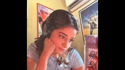 Ananya Panday posted this selfie with other pictures from January on Instagram. (Instagram/@ananyapanday) Ananya Panday posted this selfie with other pictures from January on Instagram. (Instagram/@ananyapanday)