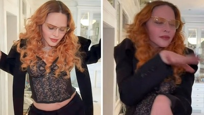Madonna recreated the viral Jenna Ortega dance clip from the Netflix hit series Wednesday. Madonna recreated the viral Jenna Ortega dance clip from the Netflix hit series Wednesday.