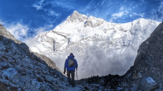 Stay hydrated: Staying hydrated is very important while trekking so always pack enough so that you don't run out of it and get dehydrated. You can carry water-purifying equipments if you are going on a long trek. (pinterest)