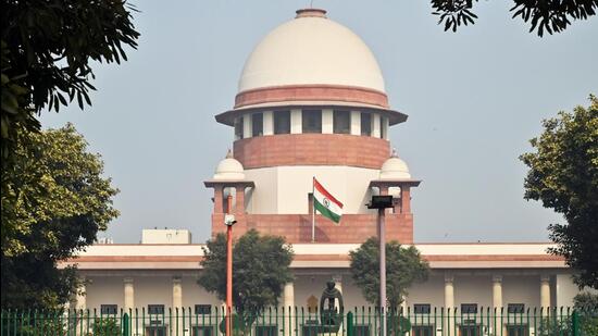 New Delhi, Jan 10 (ANI): A view of the Supreme Court building, the apex judicial body of India, in New Delhi on Tuesday. (ANI Photo) (Sanjay Sharma)